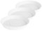 Garronda Platos para Macetas de Plástico Redondos GD-0023 (3 Piezas Blanco, ⌀ 24cm H 4cm)