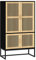 vidaXL Highboard Schwarz 70x35x125 cm Holzwerkstoff
