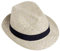 Hackett London Herren Trilby-Hut, Weiß (Canvas White), L