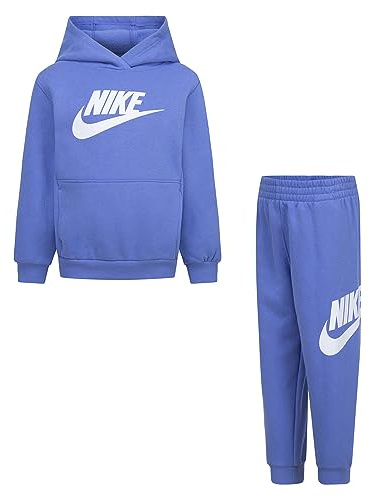 Nike Children's Tracksuit Club Fleece Blue Size 4-5 A Code 86L135-BGZ