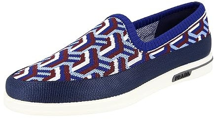 Prada Herren Blau Stoff Sneaker 4D3398 40 EU / 6 UK