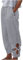 Damen Leichte Baggy Leinenhose Sommer Weite Beine Hose High Waist Haremshose Casual Loose Fit Stoffhose Baumwolle Leinen Caprihose mit Taschen Freizeithose Vintage Elegant Strandhose