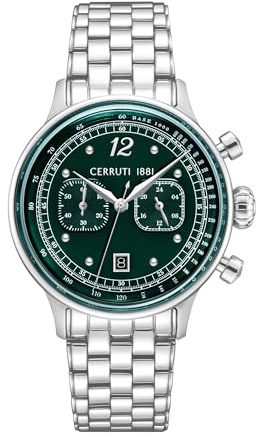 Cerruti 1881 - Chronographen Dervio - Quartz Uhrwerk - Gehäusebreite: 40 mm - Edelstahl - 3 ATM