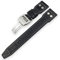 DASEB 20mm 21mm 22mm CALF Leder Armband geeignet für Iwc markieren DER KLEINE PRINZ Groß Spitfire TimeZone Watch Zubehör schwarz(Black white bamboo,20mm)
