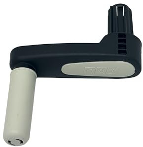 G.F. Srl, Manovella in plastica per Carrello avvolgitubo per l'irrigazione, Ricambio per Carrelli Modello Concept Plus, Concept Easy-Guide, Marchio G.F.