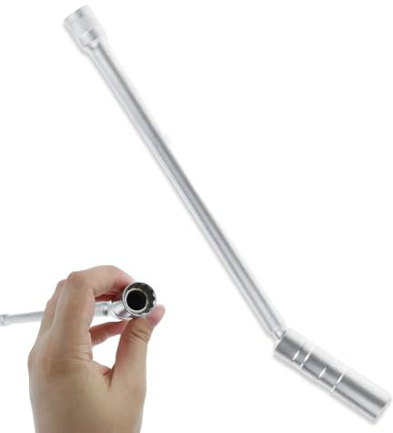 TuseRxln 14mm Lang Universeller Zündkerzenschlüssel, 1 Stück Dunnwandig Magnetischer Zündkerzen Kerzenschlüssel mit 360° drehung, Magnetischer Werkzeuge zum Entfernen von Zündkerzen.