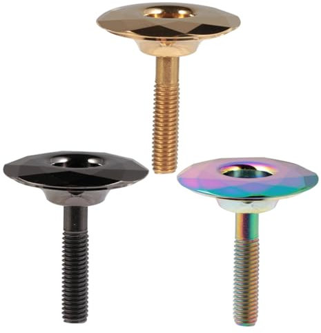 POPETPOP 3sets Coperture Per Manubrio e Forcella Bicicletta Tappi Per Testa Del Manubrio Lega Di Alluminio Compatibili Con Forche Da Vivaci e Resistente