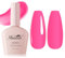 Imtiti Pink Gel Nail Polish, Bright Neon Pink Nail Gel Polish High Gloss Soak Off UV LED Spring Summer Nail Art Manicure Salon DIY Design 10ml