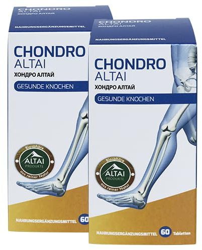 CHONDRO ALTAI 2-er Packung, 120 Tabletten, Gesunde Knochen