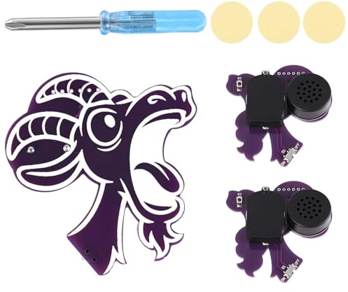 3pcs Générateur de Bruit Chèvre Hurlante, Apparence Chèvre Hurlante en Violet 8 Sons Cri Drôles Accessoire Blague Caché pour Cadeau de Blague à la Maison et à L'École