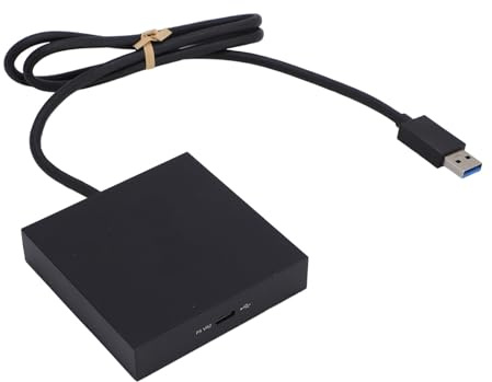Tosuny VR Headset PC Adapter, Konsolen VR zu PC Adapter, Plug and Play Setup mit Hochauflösender Unterstützung und Mitgeliefertem DisplayPort Kabel (EU-Stecker)