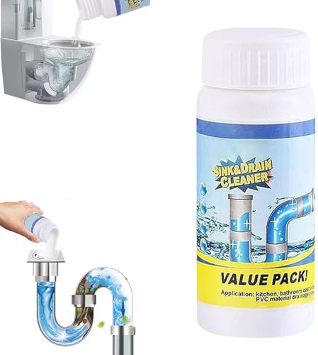 Abflussreiniger Schaum Extra Stark, Rohrreiniger Extrem Stark, Hochwirksamer Rohrreiniger Mit Aktivschaum, Sink Drain Cleaner, Schnelle Reinigung, Für Küche, Bad, Toilette Und Balkon Alle Rohre (1Pc)
