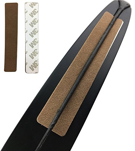 SHARROW 6 Paar Bogenschießen Bogen Stabilisator Bogensehne Schalldämpfer Dämpfer Stoßdämpfer Stabilisierer für Longbow Recurve Bogen (Braun)