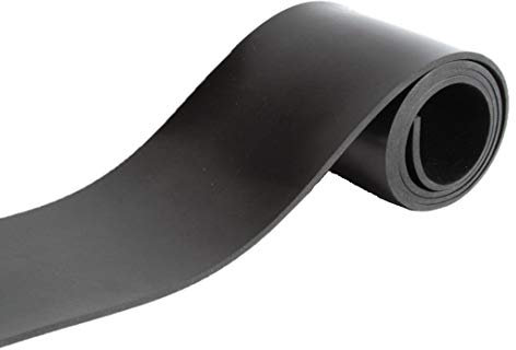 sarian Gummistreifen - Stärke 5 mm in verschiedenen Größen wählbar Gummi-Matte-Platte Vollgummi Schürfleiste Hartgummi