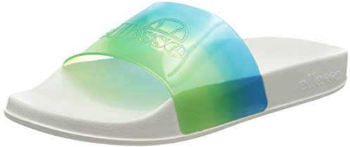 ellesse Femme Filippo Fade Sandales Bout Ouvert, Multicolore (Turquoise/Light Green/White Trqs/Lt GRN/WHT), 37 EU