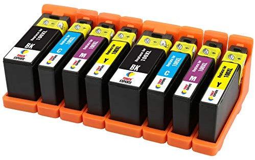 TONER EXPERTE® 8 XL Druckerpatronen kompatibel für Lexmark 100 100XL S305 S308 S402 S405 S505 S602 S605 S815 Pro202 Pro205 Pro208 Pro209 Pro705 Pro805 Pro901 Pro905 | hohe Kapazität