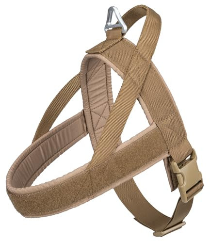 EXCELLENT ELITE SPANKER Ziehfreies Hundegeschirr mit Griff Verstellbares Hundegeschirr aus Nylon Einfaches Training für kleine, mittlere und große Hunde (COB-L)