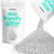 Hemway Eco Friendly Biodegradable Glitter - Silver | Fine Plant-Based Metallic Flakes for Arts & Resin Crafts | Bio Supplies for Festival, Hair, Face, Body & Nail Art Decoration | 100 g