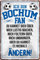 Ich bin Bochum Fan Fußball 20 x 30 cm Deko Spruch Blechschild Blech 1657
