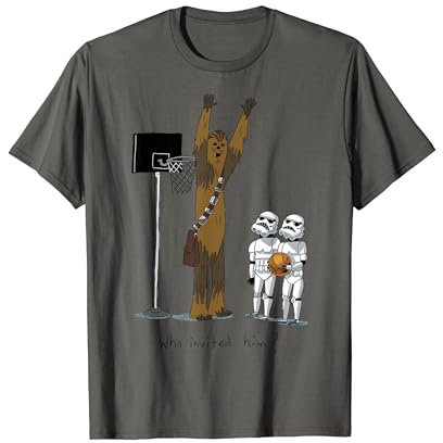 Star Wars Chewbacca Basketball Who Invited Him Camiseta
