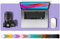 Leather Desk Pad Protector,Mouse Pad,Office Desk Mat, Non-Slip PU Leather Desk Blotter,Laptop Desk Pad,Waterproof Desk Writing Pad for Office and Home (60cmX35cm, Lavender)