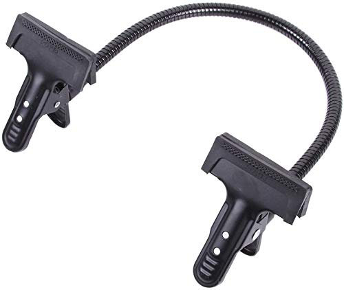 Hersmay 50cm Aluminiumlegierung Flexibler Magic Arm Gooseneck Tube mit 2pcs Heavy Duty Clamp Klemme Für Fotostudio Beleuchtungs licht ständer