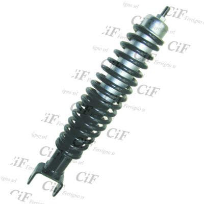 Hinterer Stoßdämpfer kompatibel mit Piaggio Vespa 125 PX T5 1986 Carbon Typ Original