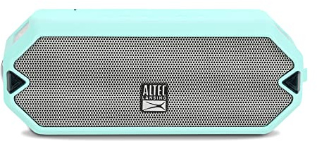 Altec Lansing - Enceinte Bluetooth sans Fil HydraJolt, Haut-parleurs Portables étanches avec Chargeur de téléphone intégré et lumières, résistant à l'air, Anti-Choc,