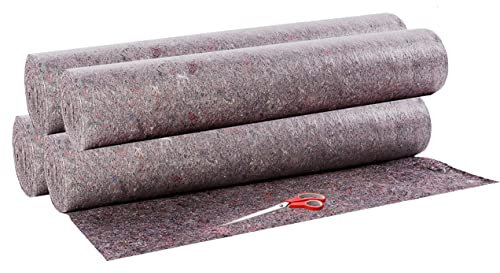 ASKON 4 Rollen Prema Malervlies - extra starkes Malervlies 1 x 50 m (50m²) – Gewicht 180g / m² - mit Malerschere - Abdeckvlies - Schutzvlies - Vlies- Antirutschschicht