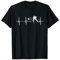 Eishockeyspieler Herzschlag Eishockey T-Shirt