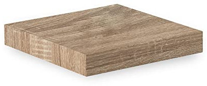 Confortime Etagère Mural Naturel Flottant Bois MDF (23.5 x 23.5 x 1.5 cm)