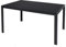 Mojawo Wetterfester Aluminium Gartentisch anthrazit/schwarz Esstisch Gartenmöbel Tischplatte WPC Holzimitat witterungsbeständig, Maße Tische:150cm x 90cm