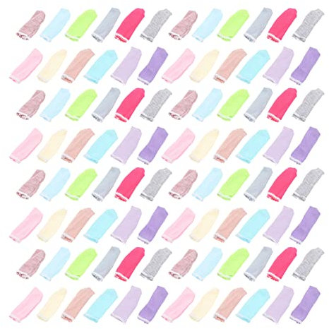 SOLUSTRE 100st Fingerschutz Bequeme Fingerabdeckungen Atmungsaktive Fingerspitzenabdeckungen Praktische Fingerabdeckungen Schützende Fingerabdeckung Verdicken Baumwolle Zubehör Arbeit