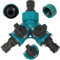 2 Wege Schlauch Rohr Verteiler Gardena Y Verteiler 2 Wege Verteiler Wasser Schlauchverbinder Gartenschlauch-Wasserverteiler Gartenschlauch Verteiler Wasserleitungsanschlüssen für Y-Förmig, 1 Stück
