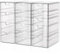 GoMaihe Organizador de Maquillaje con 15 Cajones, 3 Pcs Organizadores de Escritorio Acrílico Transparente, Almacenamiento de Cajones a Prueba de Polvo para Maquillaje, Joyas, Bolígrafos, Papelería