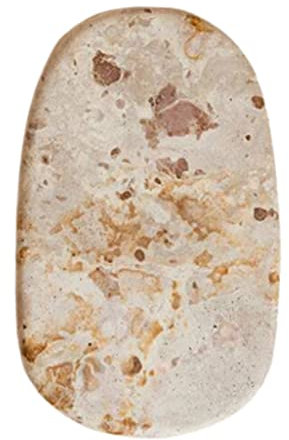 Espacioso Tablas ovaladas de mármol para Embutidos, Tabla para Cortar Pan, Fruta, bistec, Tabla para Queso, Barbacoa, Bandeja para Servir Sushi, vajilla de Piedra para Fiesta Multifunción