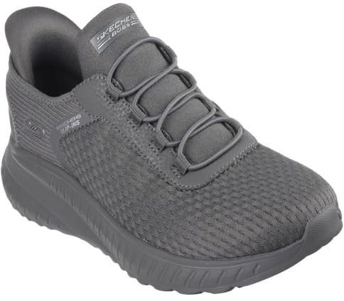 Skechers Damen Hands Free Slip Bobs Squad Chaos-in Color Sneaker, Oliv/Blatt für Mich (Leaf It to Me), 37 EU