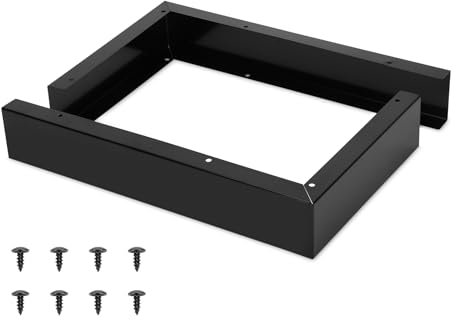 Lonsge W10164739 Over The Range Black Microwave Trim Kit, Universal Microwave Filler Kit Made by Stainless Steel with 2.95’’ Wide, 15.75’’ x 10.75’’ W10164745 Microwave Trim Kit Fits Many Brands