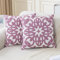 Jayusaror Federe Cuscini Divano Federe 40x40 cm Rosa Boho Mandala Decorativi Velluto Moderni Copricuscini Federe per Cuscini per Soggiorno Camera Set di 2