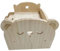 HVVENTY Spielbett Aus für Puppen Universelles Holzbett Holzpuppe DIY Mini-Spielbett für Puppen Kindertagsgeschenk (Kleiner Löwe)