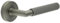 Loops Durable Three One Six Knurled Gun Metal Door Handle for Home and Office - Interior Handle