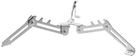 YARNOW Outdoor Gas Tank Stand Foldable Metal Canister Holder for Camping Hiking Footrest Bracket Compatible Gas Cylinder Cartridge