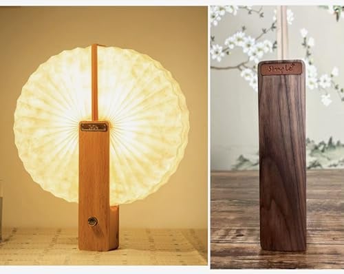 Simple-piu Fächer Lampe (Walnuss)