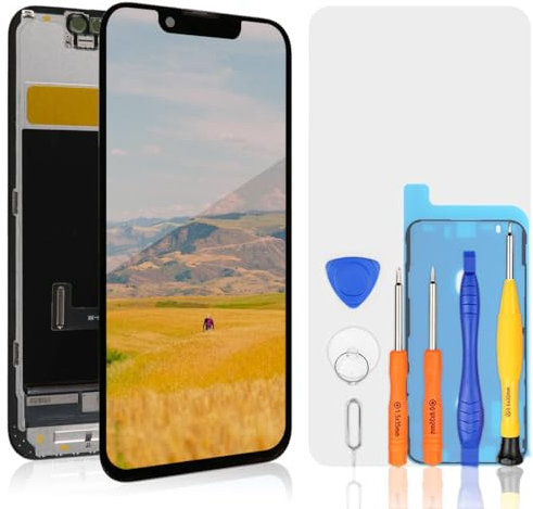 bokman for iPhone 13 Mini LCD Screen Replacement, 5.4 Screen Display and Touch Digitizer Assembly with Repair Tool Kits