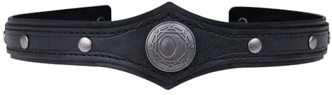 HiiFeuer Mittelalter-Alchemie Kunstleder Kopfschmuck, Retro Fantasy verstellbares Stirnband Cosplay Kostümzubehör für Ren Faire