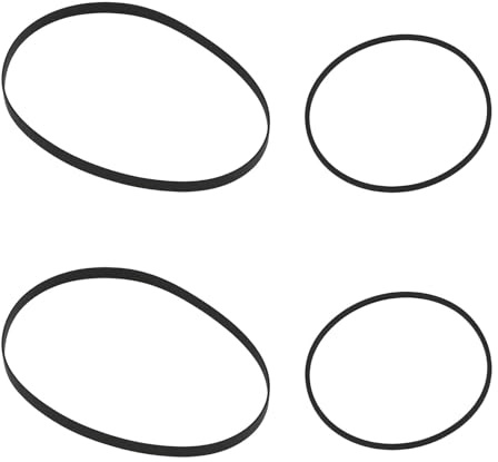 LT Easiyl 1 Set Replacement Drive Belt for Dual Cassette Recorder Compatible with Pioneer CT-W606DR 104x3.8x0.6mm/74x1.1x1.1mm