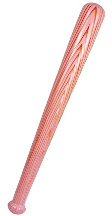 21Fashion Aufblasbarer Baseballschläger, 85 cm, amerikanisches Thema, Requisiten, Kostüm-Zubehör, Beige, Einheitsgröße