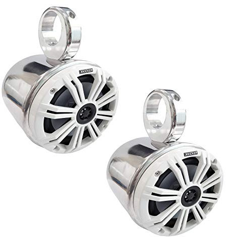 Galaxy Print Finishing Boat Tower/Wakeboarding Kicker Speaker and Bullet Pod Set SEPARATES - White