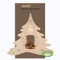 weigla - Fensterbild original Erzgebirge Tannenbaum Waldmotiv I Weihnachtsdeko Fenster I 1 Lampe I 7 W, E14 I Fensterbild Weihnachten I Weihnachtsbeleuchtung Holz I Fensterdeko hängend