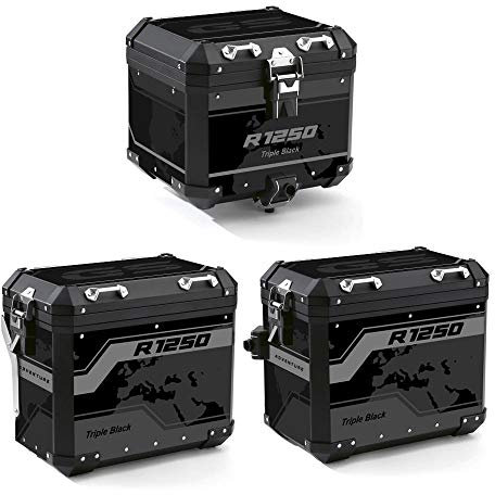 KIT PROTEZIONI ADESIVI VALIGIE ALU 2° MODELLO PER BMW R 1250 GS ADVENTURE 2021 VA2-R1250GSADV-21 (Triple Black)
